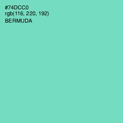 #74DCC0 - Bermuda Color Image