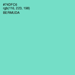 #74DFC6 - Bermuda Color Image