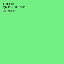#74EF84 - De York Color Image
