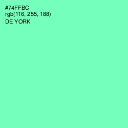 #74FFBC - De York Color Image