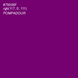 #75006F - Pompadour Color Image