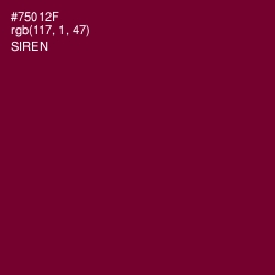 #75012F - Siren Color Image