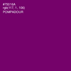 #75016A - Pompadour Color Image