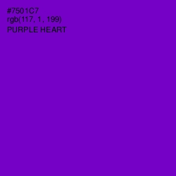 #7501C7 - Purple Heart Color Image