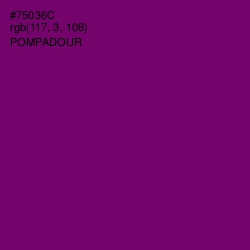 #75036C - Pompadour Color Image