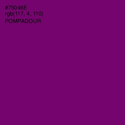 #75046E - Pompadour Color Image