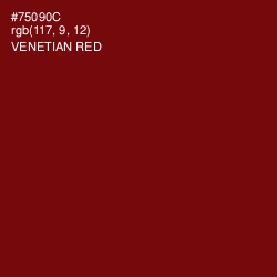 #75090C - Venetian Red Color Image