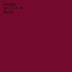 #75092D - Black Rose Color Image