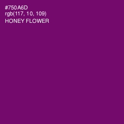 #750A6D - Honey Flower Color Image