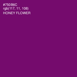 #750B6C - Honey Flower Color Image