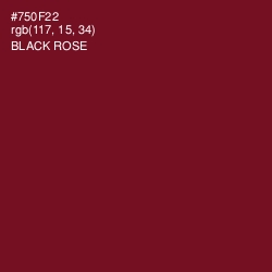 #750F22 - Black Rose Color Image