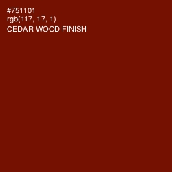 #751101 - Cedar Wood Finish Color Image