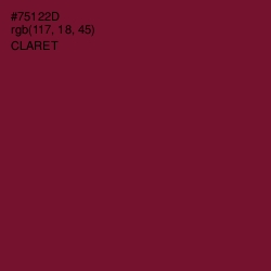 #75122D - Claret Color Image