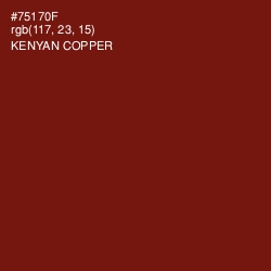 #75170F - Kenyan Copper Color Image