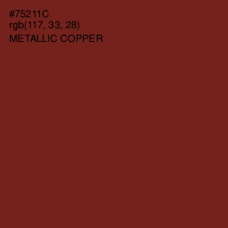 #75211C - Metallic Copper Color Image