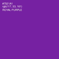 #7521A1 - Royal Purple Color Image