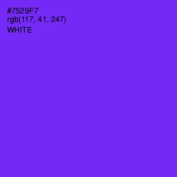 #7529F7 - Purple Heart Color Image