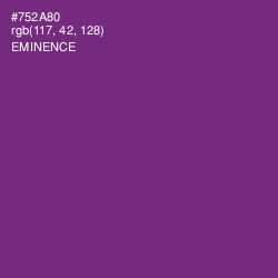 #752A80 - Eminence Color Image