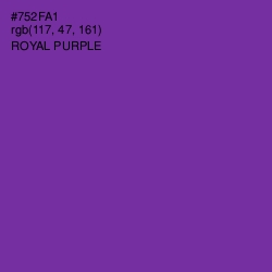 #752FA1 - Royal Purple Color Image