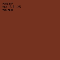 #75331F - Walnut Color Image