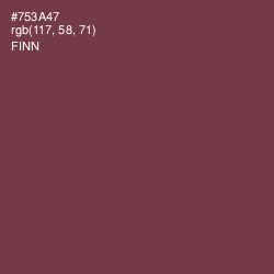 #753A47 - Finn Color Image