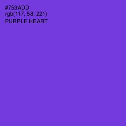 #753ADD - Purple Heart Color Image