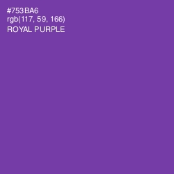 #753BA6 - Royal Purple Color Image