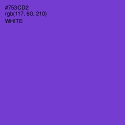 #753CD2 - Purple Heart Color Image