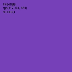 #7540B8 - Studio Color Image