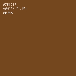 #75471F - Sepia Color Image