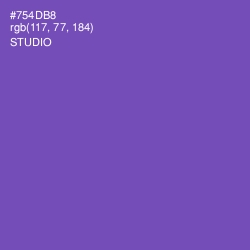 #754DB8 - Studio Color Image