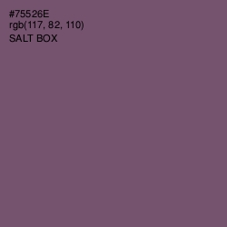 #75526E - Salt Box Color Image