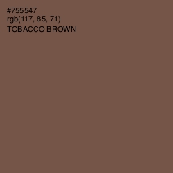 #755547 - Tobacco Brown Color Image