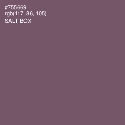 #755669 - Salt Box Color Image