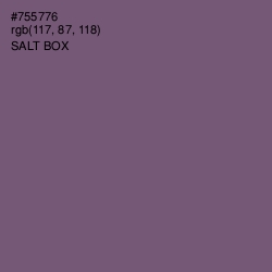 #755776 - Salt Box Color Image