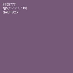 #755777 - Salt Box Color Image