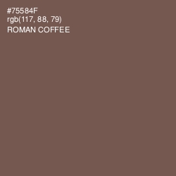 #75584F - Roman Coffee Color Image