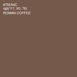 #755A4C - Roman Coffee Color Image