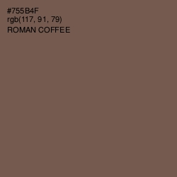 #755B4F - Roman Coffee Color Image