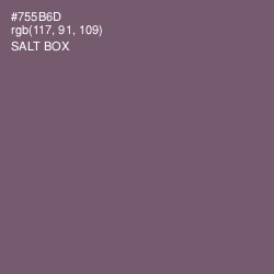 #755B6D - Salt Box Color Image