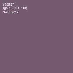 #755B71 - Salt Box Color Image