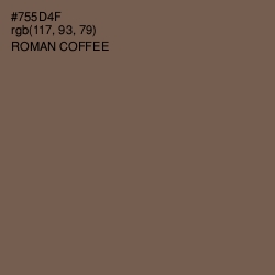 #755D4F - Roman Coffee Color Image