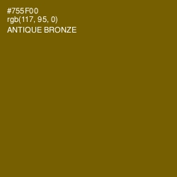 #755F00 - Antique Bronze Color Image