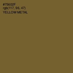 #75602F - Yellow Metal Color Image