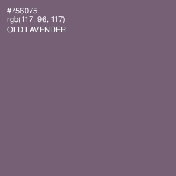 #756075 - Old Lavender Color Image