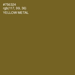 #756324 - Yellow Metal Color Image