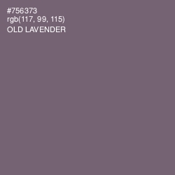 #756373 - Old Lavender Color Image