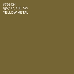 #756434 - Yellow Metal Color Image