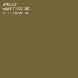 #756437 - Yellow Metal Color Image