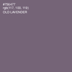 #756477 - Old Lavender Color Image